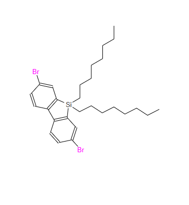 2,7-二溴-9,9-二辛基-9H-9-硅杂芴,2,7-Dibromo-9,9-dioctyl-9H-9-silafluorene