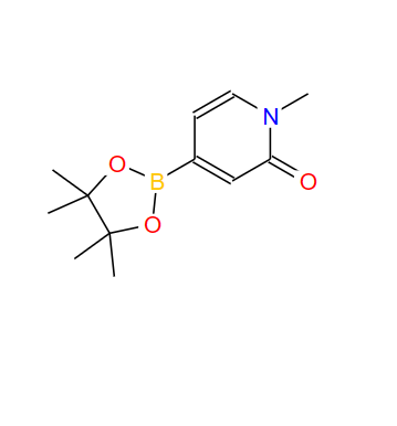 1-甲基-4-(4,4,5,5-四甲基-1,3,2-二氧硼戊烷-2-基)吡啶-2(1H) - 酮,1-Methyl-4-(4,4,5,5-tetraMethyl-1,3,2-dioxaborolan-2-yl)pyridin-2(1H)-one