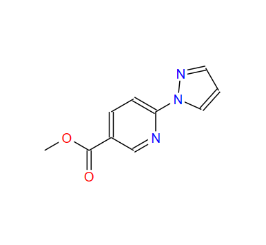 6-吡唑-1-基烟酸甲酯,Methyl 6-(1H-pyrazol-1-yl)pyridine-3-carboxylate