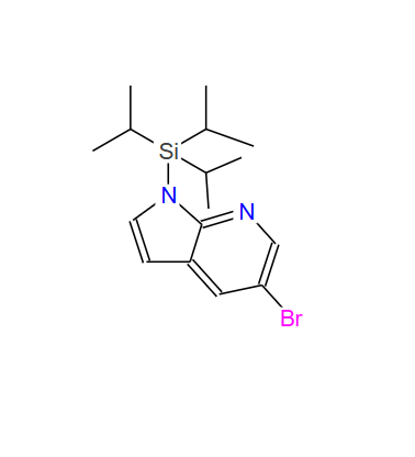 1-三异丙基硅基-5-溴-7-氮杂吲哚,5-BROMO-1-TRIISOPROPYLSILANYL-1H-PYRROLO[2,3-B]PYRIDINE