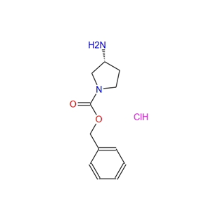 苄基(R)-3-氨基吡咯烷-1-羧酸盐酸盐 870621-17-3