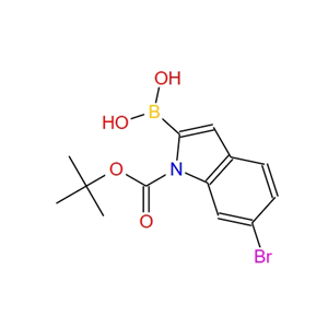 N-Boc-6-溴吲哚-2-硼酸 1217500-59-8