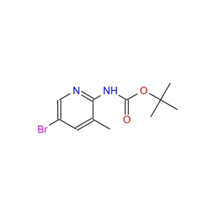 5-溴-3-甲基吡啶-2-氨基甲酸叔丁酯 748812-61-5