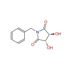 (3S,4S)-1-苄基-3,4-二羟基吡咯烷-2,5-酮,(3S,4S)-(-)-1-BENZYL-3,4-DIHYDROXYPYRROLIDIN-2,5-DIONE