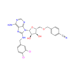 1134156-31-2;VER 155008;5'-O-[(4-Cyanophenyl)methyl]-8-[[(3,4-dichlorophenyl)methyl]amino]-adenosine