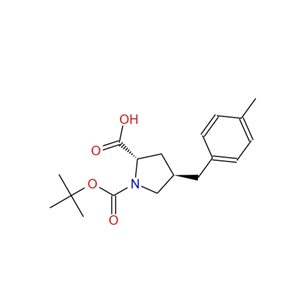 (2S,4R)-1-(叔丁氧基羰基)-4-(4-甲基苄基)吡咯烷-2-甲酸 959581-21-6