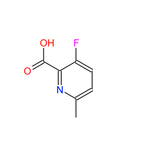 3-氟-6-甲基吡啶-2-羧酸,3-Fluoro-6-methylpyridine-2-carboxylic acid