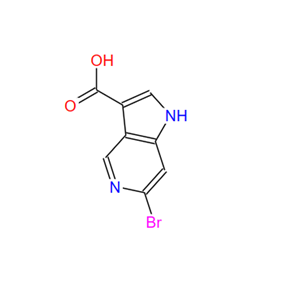 1000341-77-4;6-溴-1H-吡咯并[3,2-C]吡啶-3-羧酸;1H-Pyrrolo[3,2-c]pyridine-3-carboxylic acid, 6-bromo