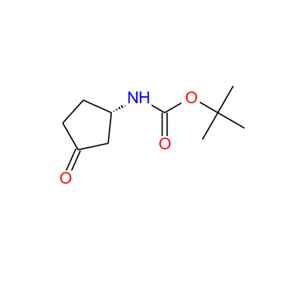 [(1S)-3-氧代环戊基]氨基甲酸叔丁酯,Carbamic acid, [(1S)-3-oxocyclopentyl]-, 1,1-dimethylethyl ester (9CI)