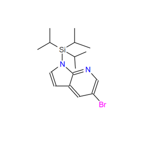 858116-66-2；1-三异丙基硅基-5-溴-7-氮杂吲哚；5-BROMO-1-TRIISOPROPYLSILANYL-1H-PYRROLO[2,3-B]PYRIDINE