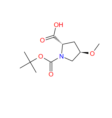 (2S,4R)-1-(叔丁氧羰基)-4-甲氧基吡咯烷-2-羧酸,(2S,4R)-1-(tert-butoxycarbonyl)-4-methoxypyrrolidine-2-carboxylic acid