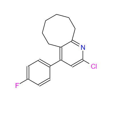 2-氯-4-(4-氟苯基)-5,6,7,8,9,10-六氫環(huán)辛烷并[B]吡啶,2-Chloro-4-(4-fluorophenyl)-5,6,7,8,9,10-hexahydrocycloocta[b]pyridine