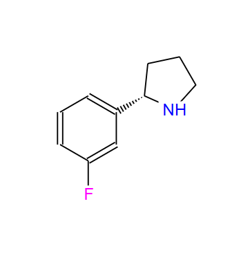 (S)-2-(3-氟苯基)吡咯烷,(S)-2-(3-Fluorophenyl)pyrrolidine