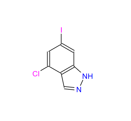 4-氯-6-碘-1H-吲唑,4-CHLORO-6-IODO (1H)INDAZOLE