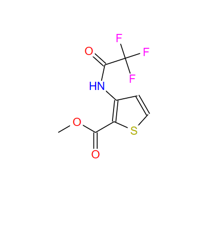 3-(N-三氟乙酰氨基)噻吩-2-羧酸甲酯,3-(2,2,2-trifluoro-acetylaMino)-thiophene-2-carboxylicacidMethylester