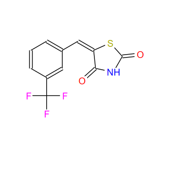 5-[[3-(三氟甲基)苯基]亚甲基]-2,4-噻唑烷二酮,SMI-4a