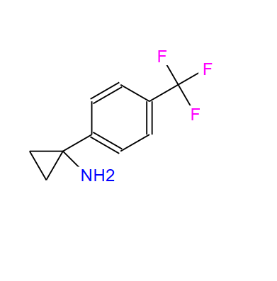 1-(4-三氟甲基苯基)环丙胺,1-(4-(TRIFLUOROMETHYL)PHENYL)CYCLOPROPANAMINE