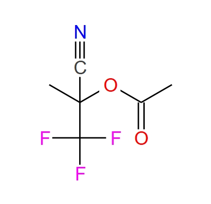 1-氰基-2,2,2-三氟-1-甲基乙基乙酸酯,2-Methyl-3,3,3-trifluorolactonitrile acetate