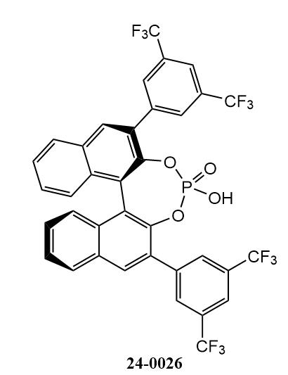 (R)-3,3′-双[3,5-双(三氟甲基)苯基]-1,1′-联萘-2,2′-二基磷酸氢酯,(R)-3,3'-Bis[3,5-bis(trifluoromethyl)phenyl]-1,1'-binaphthyl-2,2'-diyl hydrogenphosphate