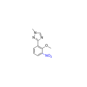 氘可來昔替尼雜質(zhì)02,3-(2-methoxy-3-nitrophenyl)-1-methyl-1H-1,2,4-triazole