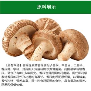 香菇提取物，香菇多糖，香菇粉,Shiitake mushroom Extract