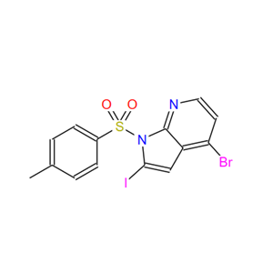 480423-17-4； 4-溴-2-碘-1-对甲苯磺酰基-1H-吡咯并[2,3-B]吡啶；