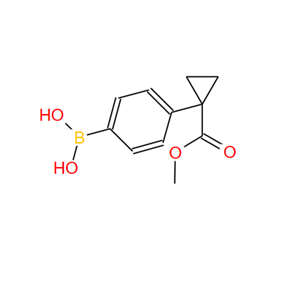 1217501-08-0;4-(1-(甲氧基羰基)环丙基)苯硼酸;4-(1-(Methoxycarbonyl)cyclopropyl)phenylboronic acid
