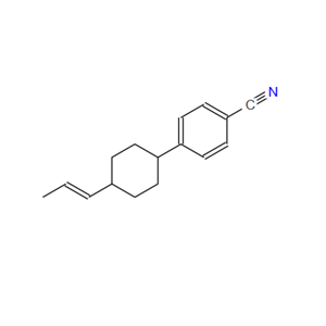 96184-40-6；反-4-[4-[1-(E)-丙烯基]环己基]苄腈；4-[4-[1-(E)-propenyl]cyclohexyl]-, trans-Benzonitrile