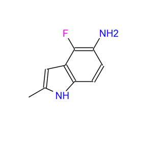 398487-76-8?；5-氨基-4-氟-2-甲基吲哚；1H-Indol-5-amine,4-fluoro-2-methyl-(9CI)