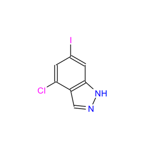 4-氯-6-碘-1H-吲唑,4-CHLORO-6-IODO (1H)INDAZOLE