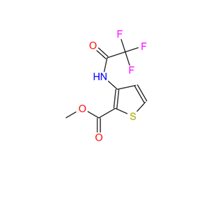 3-(N-三氟乙酰氨基)噻吩-2-羧酸甲酯,3-(2,2,2-trifluoro-acetylaMino)-thiophene-2-carboxylicacidMethylester