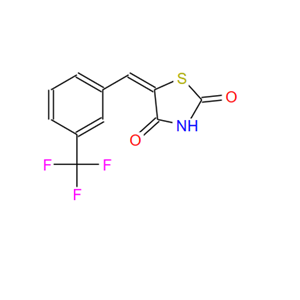 327033-36-3?;5-[[3-(三氟甲基)苯基]亚甲基]-2,4-噻唑烷二酮;SMI-4a