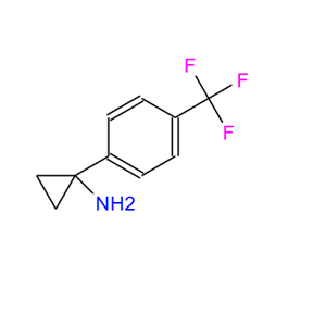 474709-86-9；1-(4-三氟甲基苯基)环丙胺；1-(4-(TRIFLUOROMETHYL)PHENYL)CYCLOPROPANAMINE