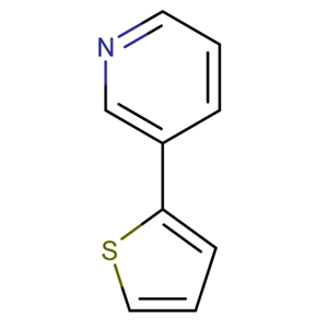 3-(2-噻吩基)吡啶;外观;棕色液体;可提供定制服务，按需分装！