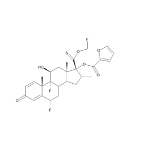 糠酸氟替卡松杂质I,6α,9-Difluoro-17-[(fluoromethoxy)carbonothioyl]-11β-hydroxy-16α-methyl-3-oxoandrosta-1,4-dien-17α-yl furan-2-carboxylate
