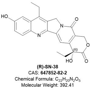 (R)-SN-38,(R)-4,11-diethyl-4,9-dihydroxy-1,12-dihydro-14H-pyrano[3