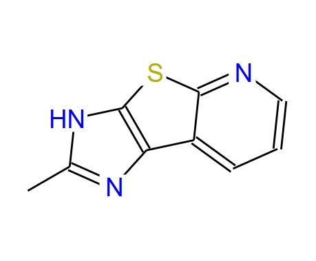 2-甲基-1H-咪唑并[4',5':4,5]噻吩并[2,3-B]吡啶,3H-IMidazo[4',5':4,5]thieno[2,3-b]pyridine, 2-Methyl-