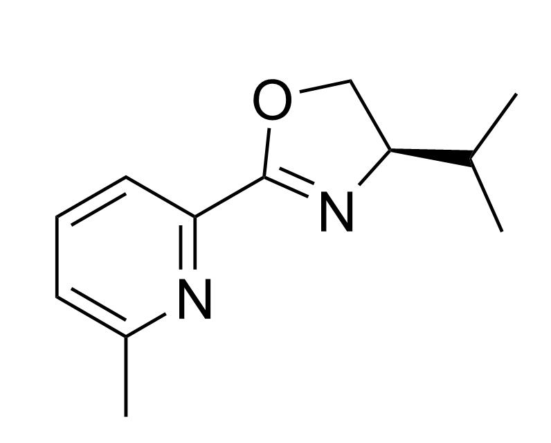 (R)-4-异丙基-2-(6-甲基吡啶-2-基)-4,5-二氢恶唑,(R)-4-isopropyl-2-(6-methylpyridin-2-yl)-4,5-dihydrooxazole