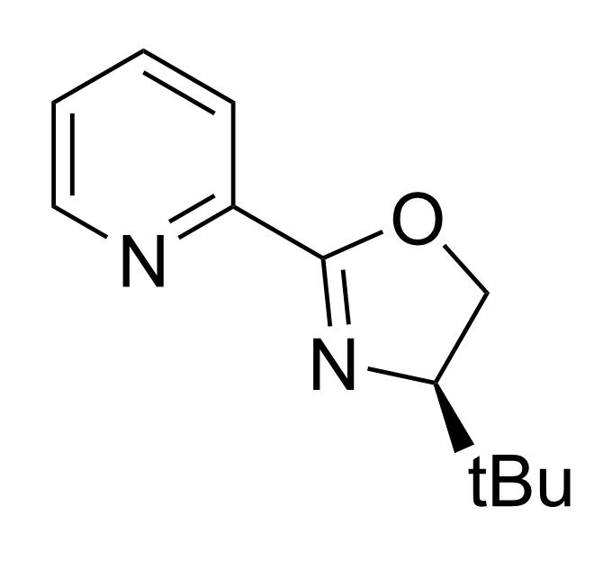 [2-[(4R)-4-叔丁基-4,5-二氢-2-恶唑基]吡啶],(R)-4-(tert-butyl)-2-(pyridin-2-yl)-4,5-dihydrooxazole