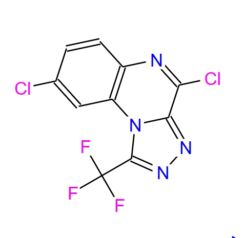 4,8-二氯-1-(三氟甲基)-[1,2,4]三唑并[4,3-A]喹喔啉,4,8-dichloro-1-(trifluoromethyl)-[1,2,4]triazolo[4,3-a]quinoxaline