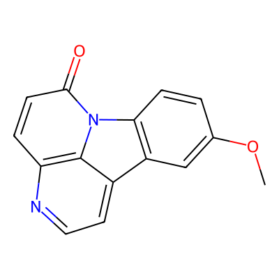 10-甲氧基鐵屎米酮,6H-Indolo[3,2,1-de][1,5]naphthyridin-6-one, 10-methoxy-