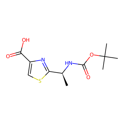 (R)-2-(1-(N-Boc-氨基)乙基)噻唑-4-羧酸,(R)-2-(1-(N-Boc-amino)ethyl)thiazole-4-carboxylic acid