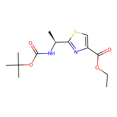 (R)-2-(1-((叔丁氧羰基)氨基)乙基)噻唑-4-羧酸乙酯,(R)-Ethyl2-(1-((tert-butoxycarbonyl)amino)ethyl)thiazole-4-carboxylate