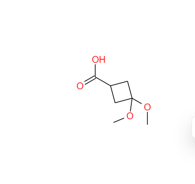 3,3-二甲氧基环丁烷甲酸,3,3-dimethoxycyclobutanecarboxylic acid