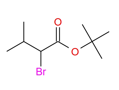 2-溴-3-甲基丁酸叔丁酯,Butanoic acid, 2-bromo-3-methyl-, 1,1-dimethylethyl ester