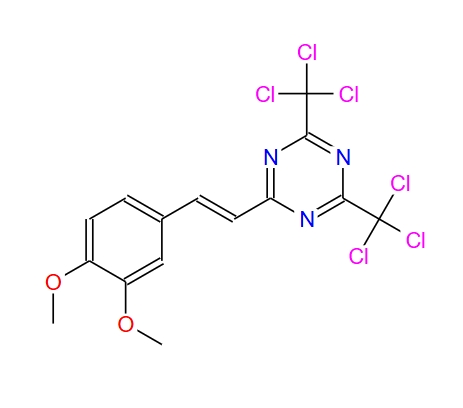 2-(3,4-二甲氧基)-4,6-双(三氯甲基)- 1,3,5-三嗪,2-(3,4-DIMETHOXYSTYRYL)-4,6-BIS(TRICHLOROMETHYL)-1,3,5-TRIAZINE