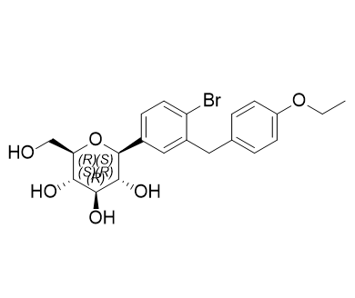 达格列净杂质10,(2S,3R,4R,5S,6R)-2-(4-bromo-3-(4-ethoxybenzyl)phenyl)-6- (hydroxymethyl)tetrahydro-2H-pyran-3,4,5-triol