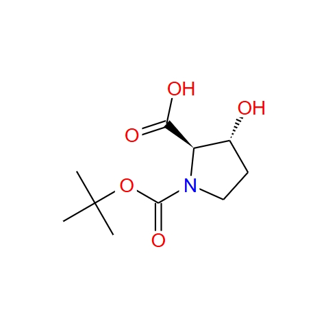 (2R,3R)-3-羟基-1,2-吡咯烷二甲酸 1-叔丁酯,N-Boc-trans-3-hydroxy-D-proline