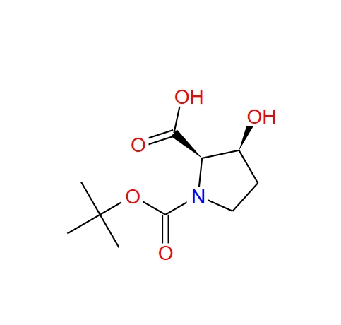 (2R-CIS)-3-羟基-1,2-吡咯烷二羧酸 1-叔丁酯,(2R,3S)-1-[(tert-Butoxy)carbonyl]-3-hydroxypyrrolidine-2-carboxylic acid