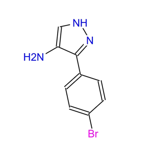 3-(4-溴苯基)-1H-吡唑-4-胺
